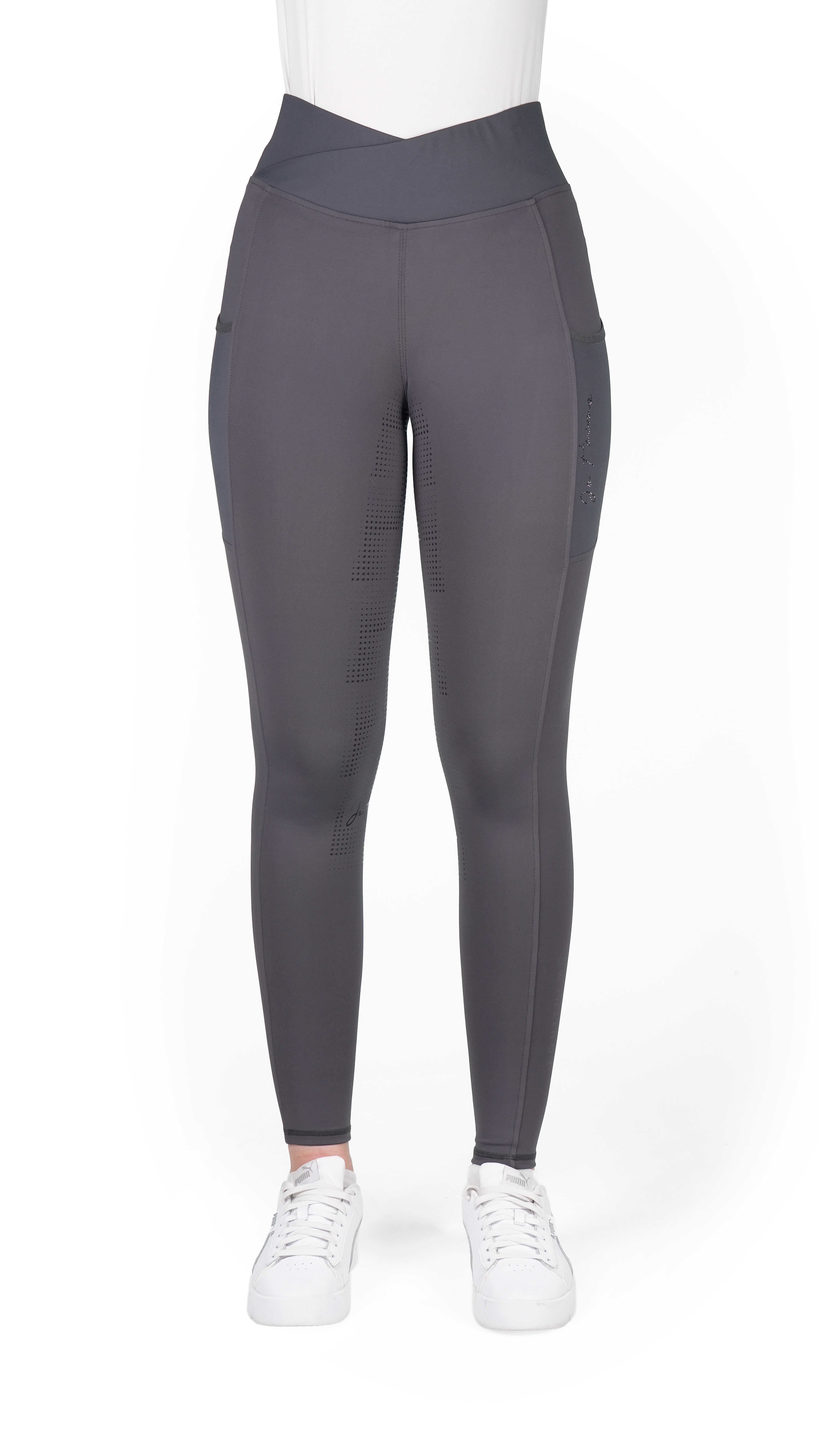 Equithéme Je T’Aime Rijlegging Flora, Dark Grey