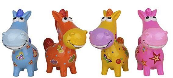 HKM Spaarpot Funny Staand, Geel