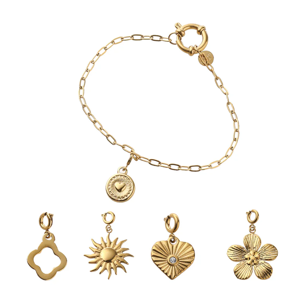 Armband 5 Pendants set BSET551-2