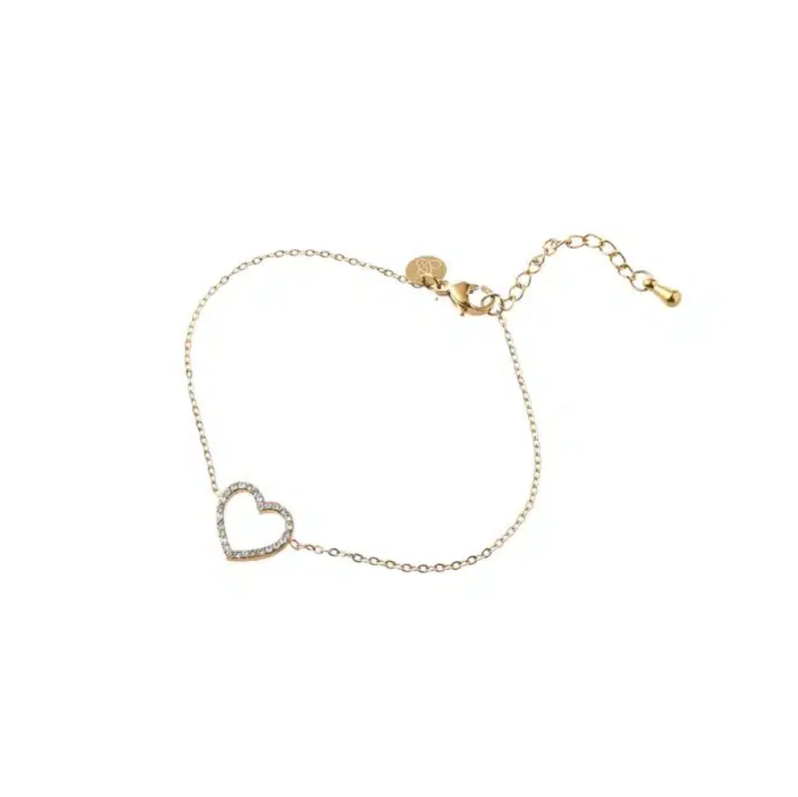 Armband Sparkly Heart B56395-2