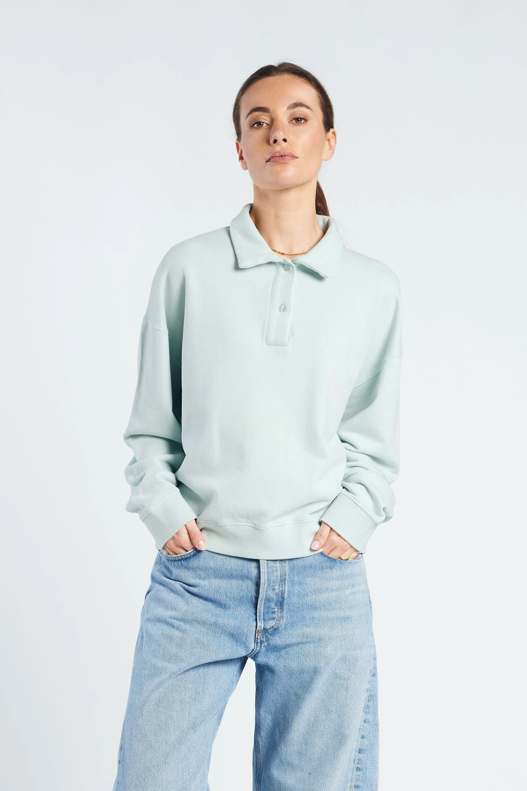 Spooq – Avi sweater – Opal blue