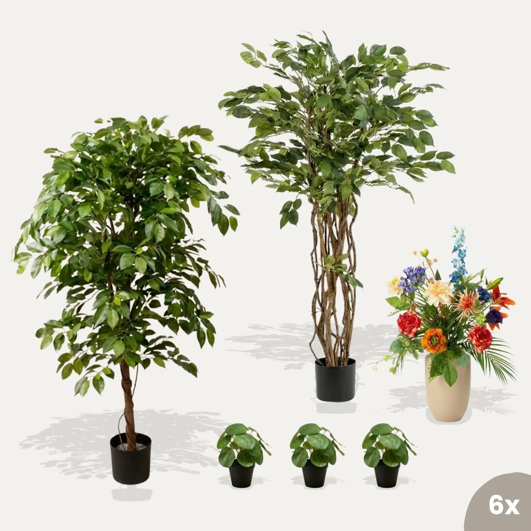 Lente deluxe set – 6 stuks – Bundelproduct – Kunstplanten Lente deluxe set – 6 stuks – Bundelproduct – Kunstplanten