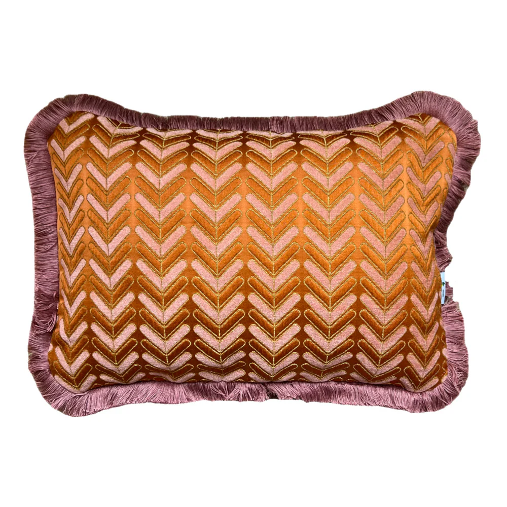 Kussen Bonson Corail – Manuel Canovas 35×50 cm