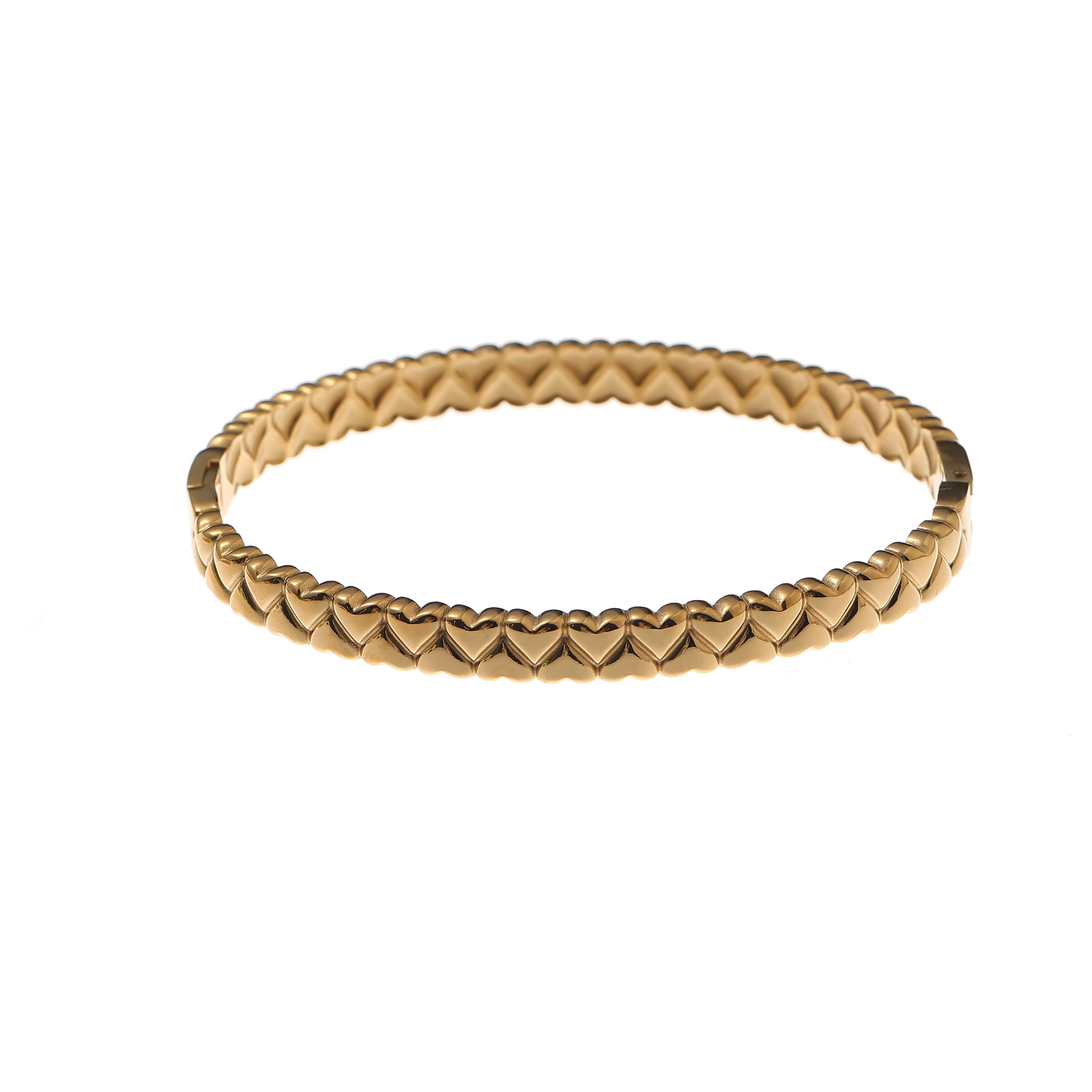 Lots of Hearts Bangle – 14K