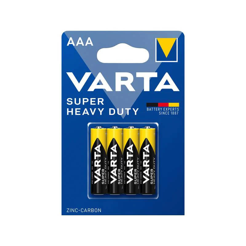 AAA-batterijen – Varta batterijen