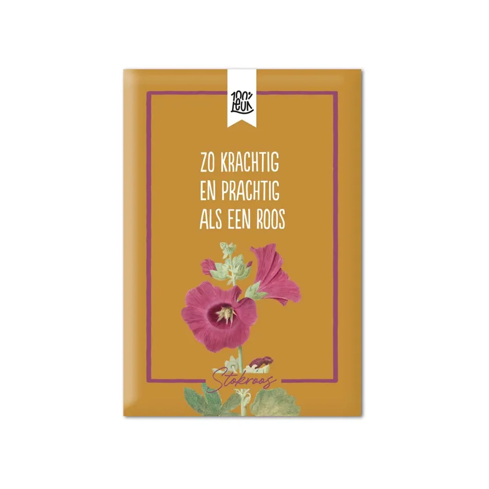 Bloemenzaadjes Stokroos Zo krachtig en prachtig