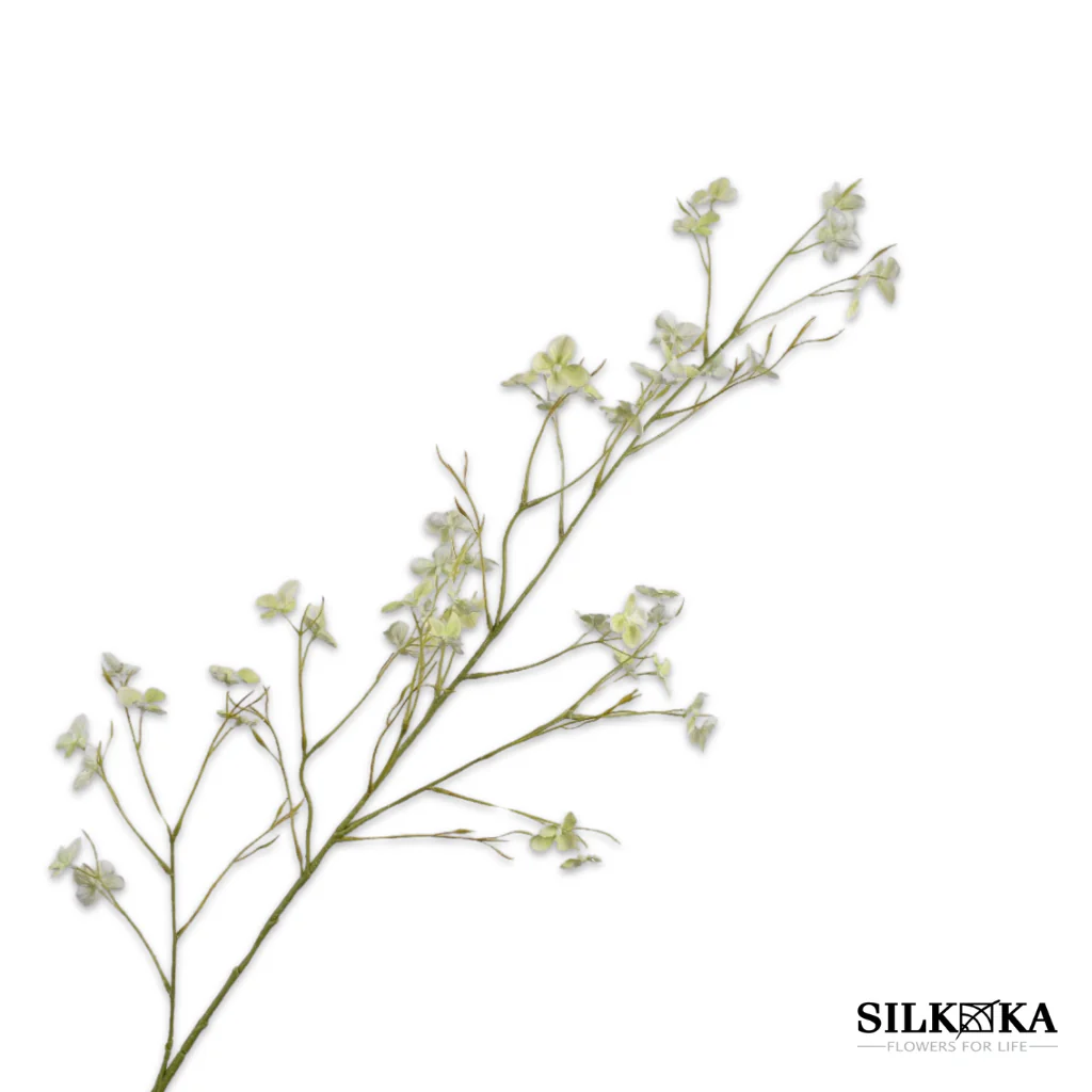 Bloesem kunsttak groen 109cm Silk-ka