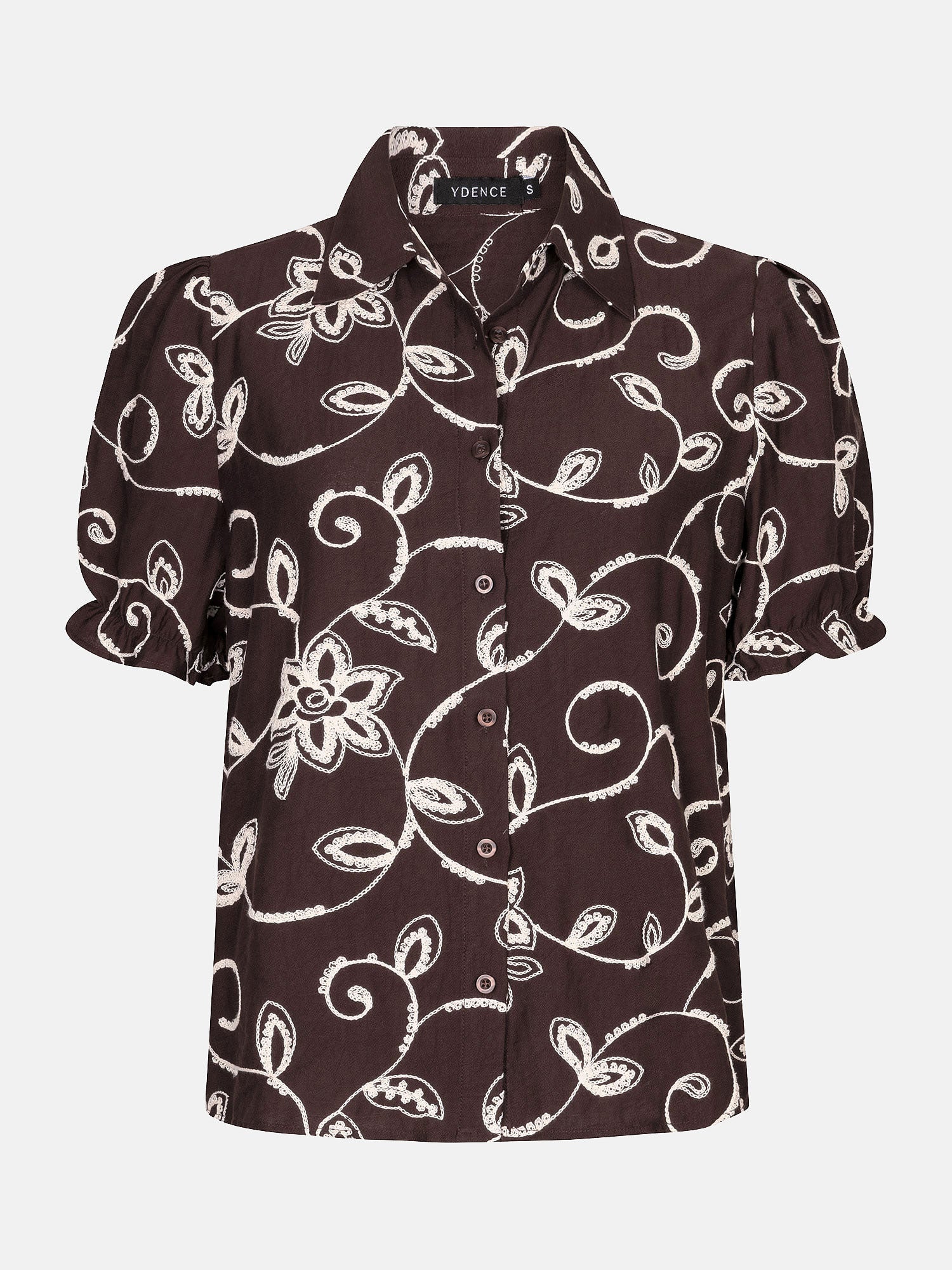 Ydence Blouse Leila – Dark Brown Ydence Blouse Leila – Dark Brown
