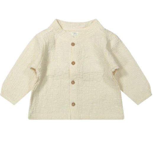 Blouse Cleo woven white embroidery