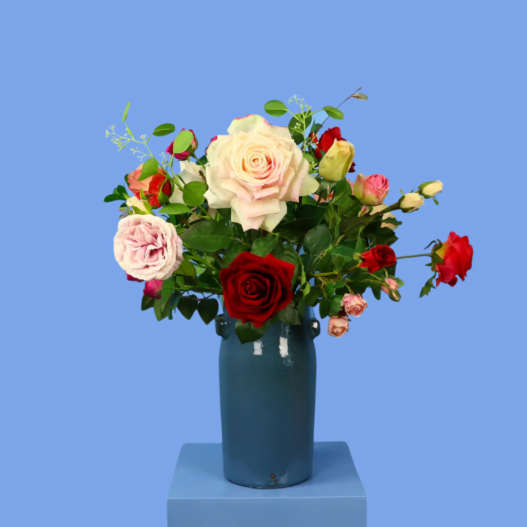 L – Bobby | Serax vaas met kunstbloemen | Large