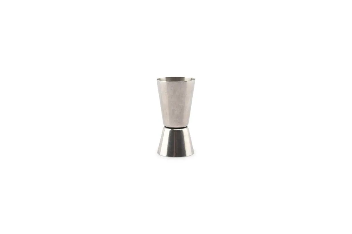 Bonbistro – Cocktailshakers Cocktail Maatbeker 5cl/3cl Antique Zilver Bar – Set van 6