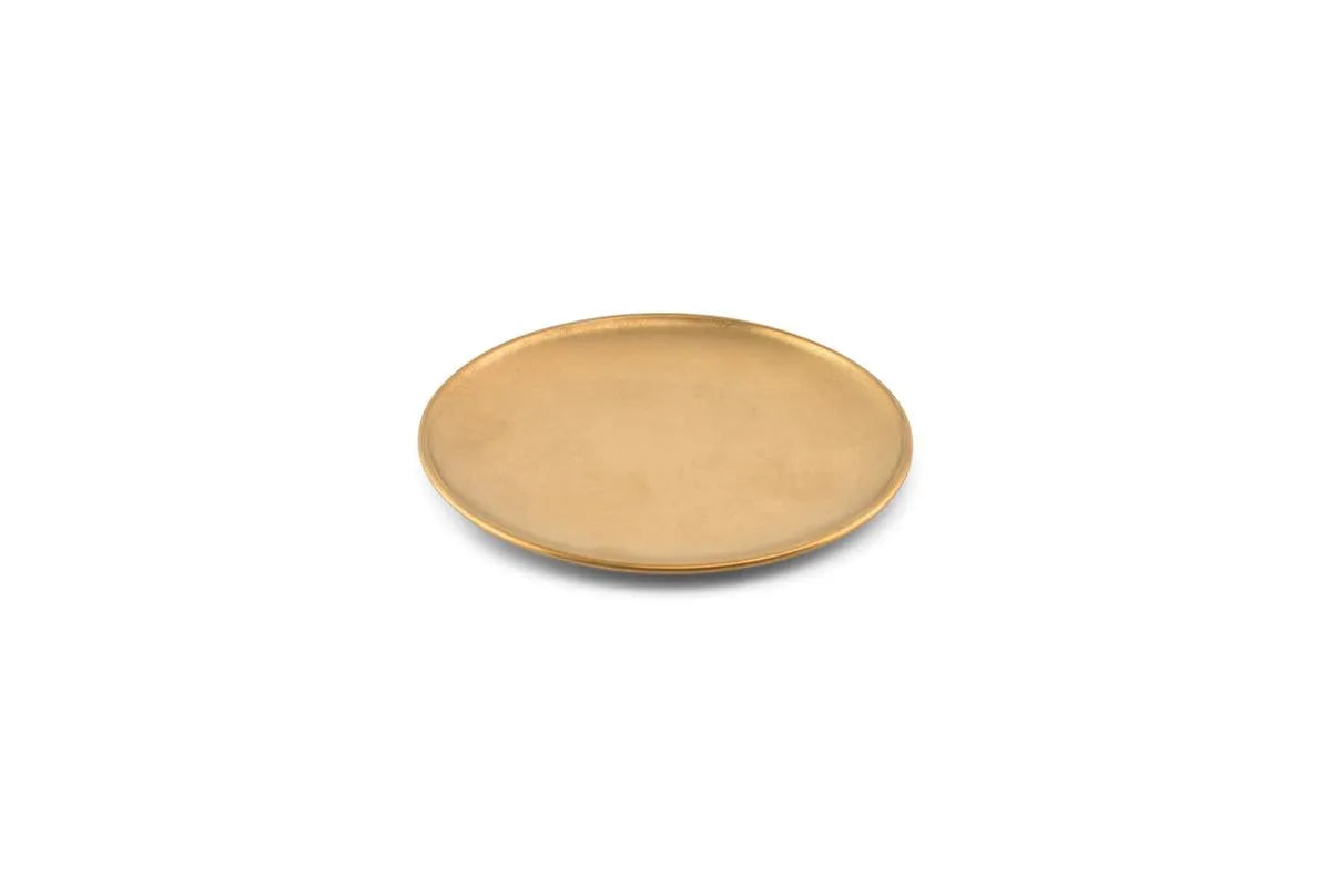 Bonbistro – Plat Bord 17cm Antique Goud Serve – Set van 6