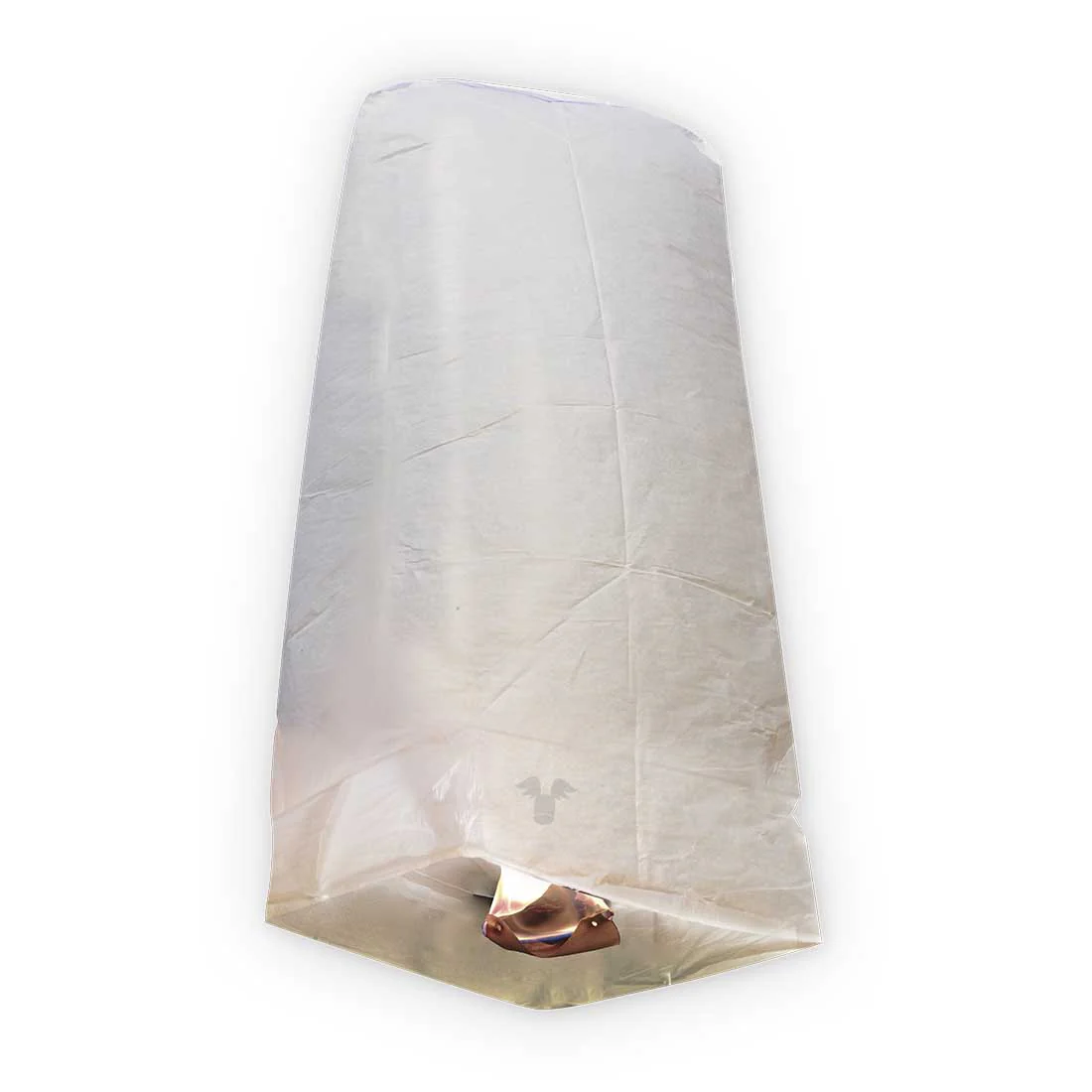 Wensballon 30x100cm wit Brievenbus model