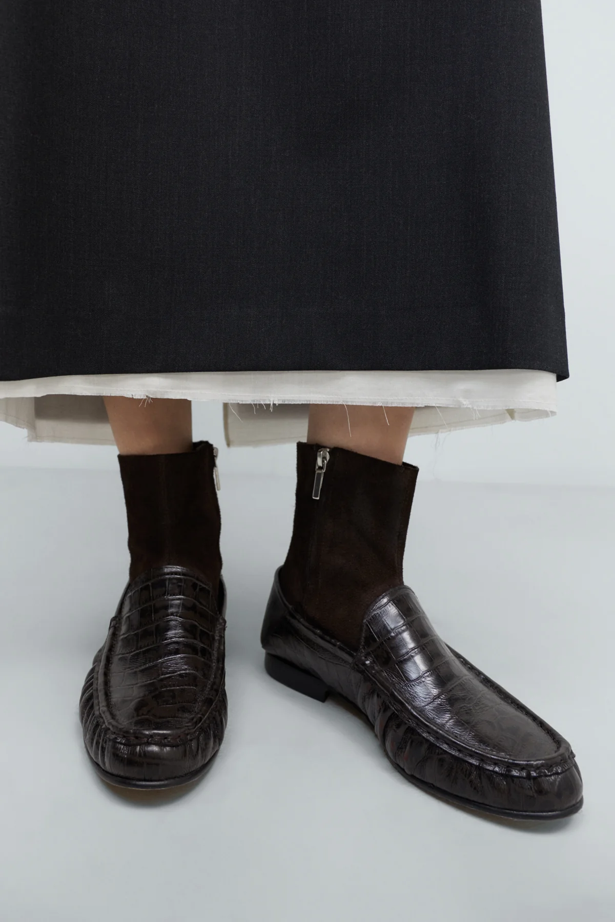 LOAFER RAMA BOOT CROCODILE BROWN LOAFER RAMA BOOT CROCODILE BROWN