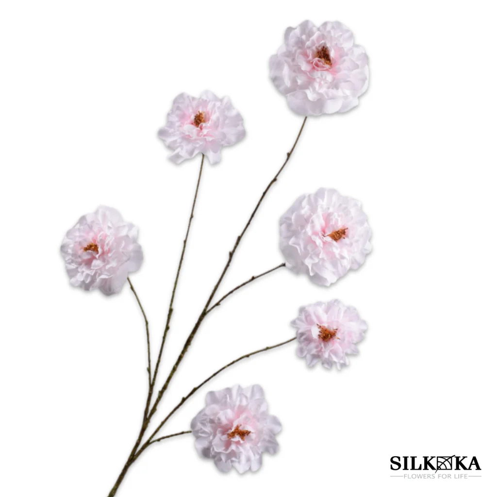 Camella kunstbloem roze 125 cm Silk-ka