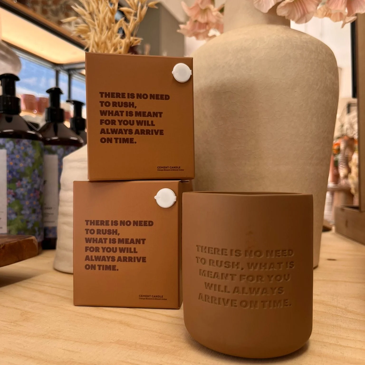 Cemented Candle | There is no need to rush