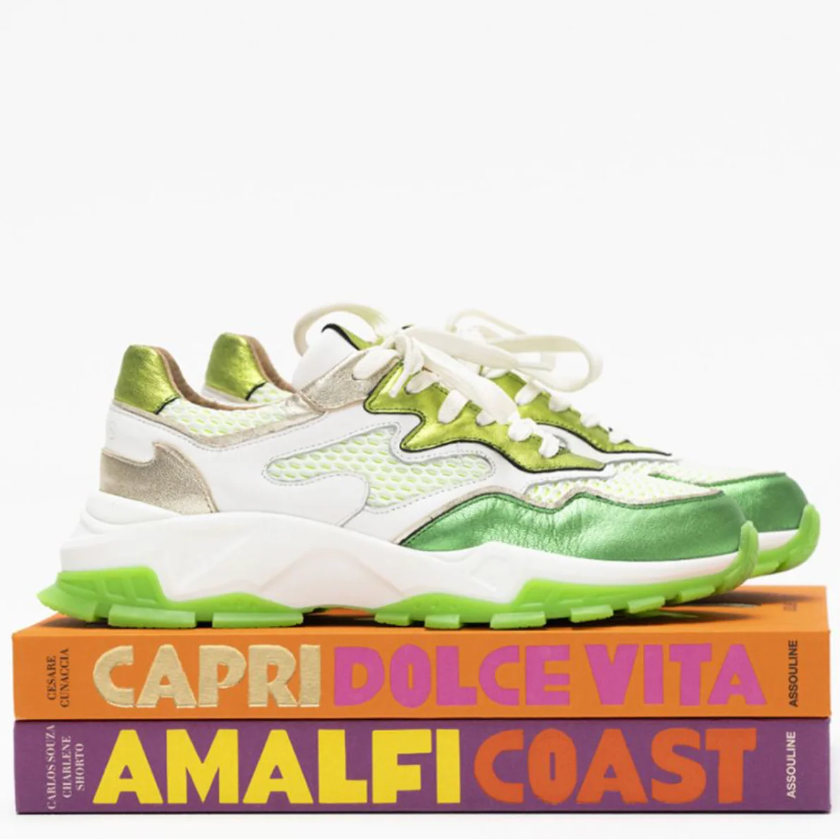 Sneaker Chester White-Green