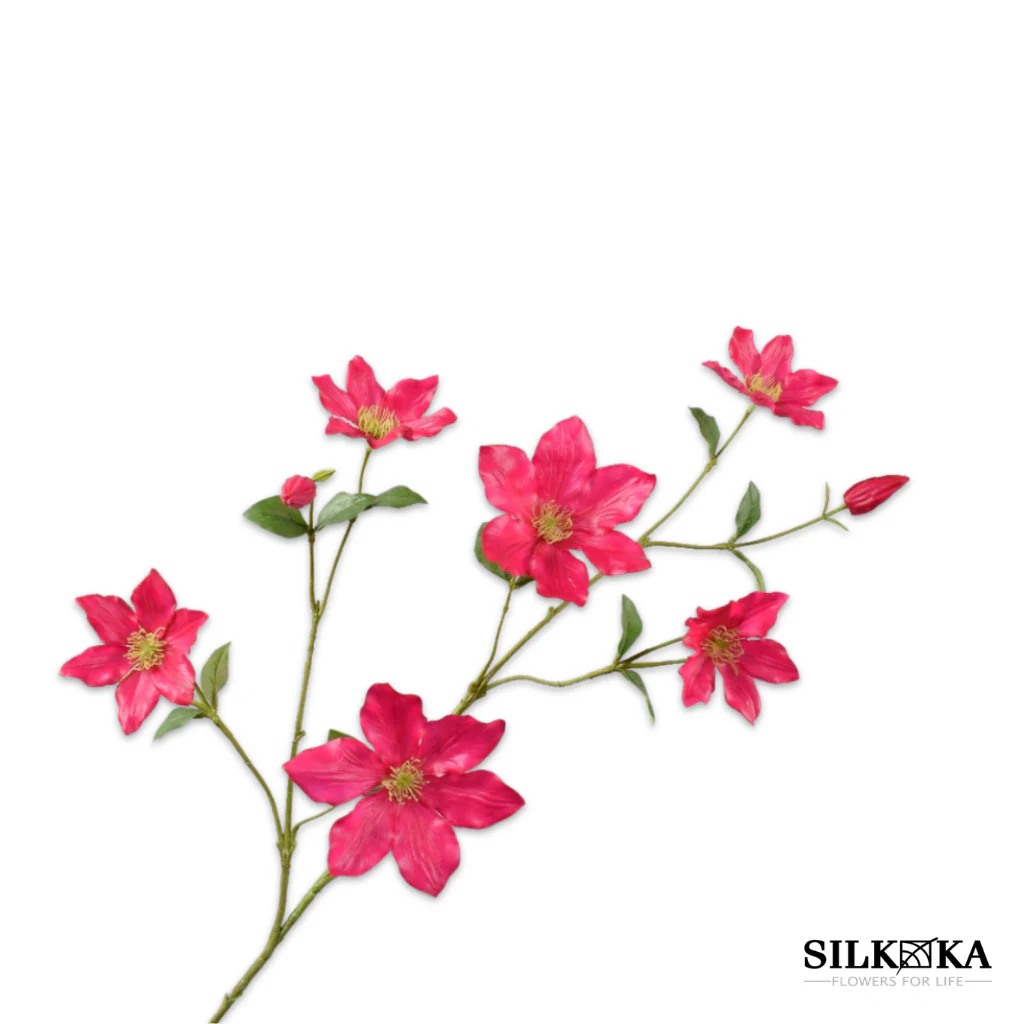 Clematis kunstbloemen fuchsia 94 Silk-ka