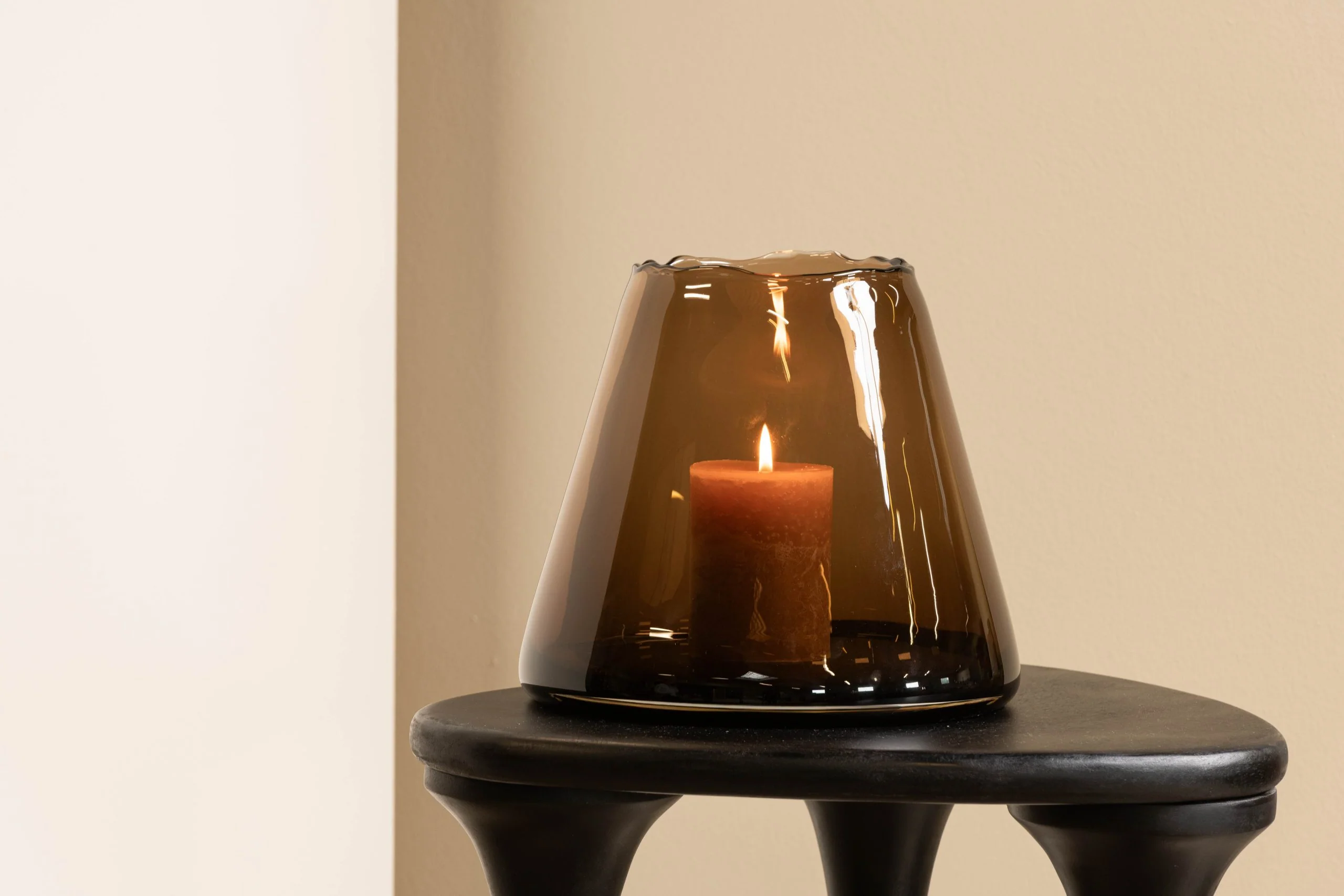 Windlicht | Conical vase organic rim