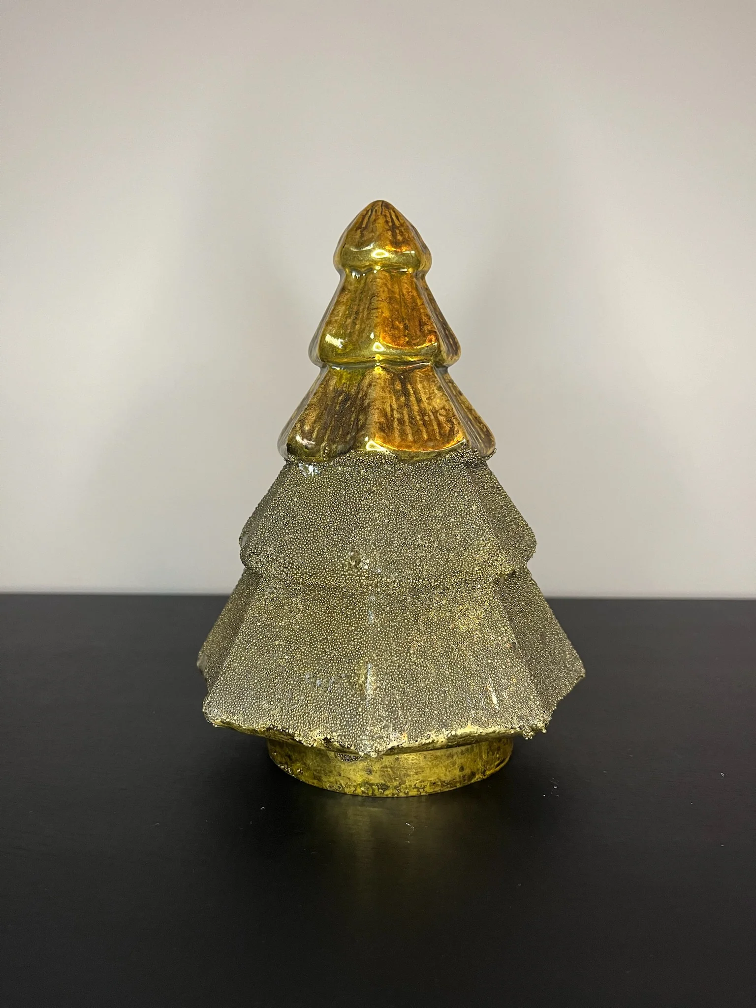 Kerstboom antiek goud