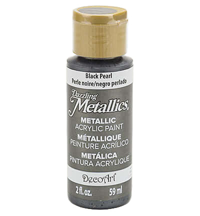DecoArt Dazzling Metallic – Black Pearl 59ml (DA127-3)