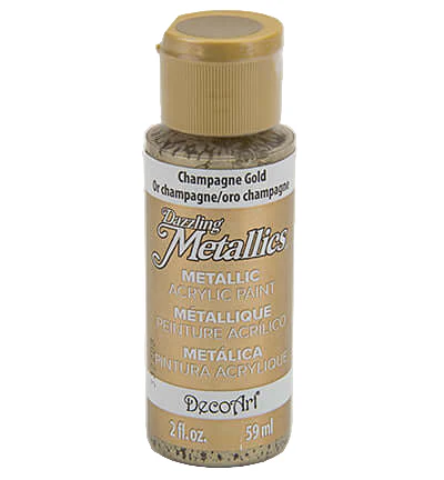 DecoArt Dazzling Metallic – Champagne Gold 59ml (DA202-3)