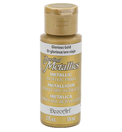 DecoArt Dazzling Metallic – Glorious Gold 59ml (DAO71-3)