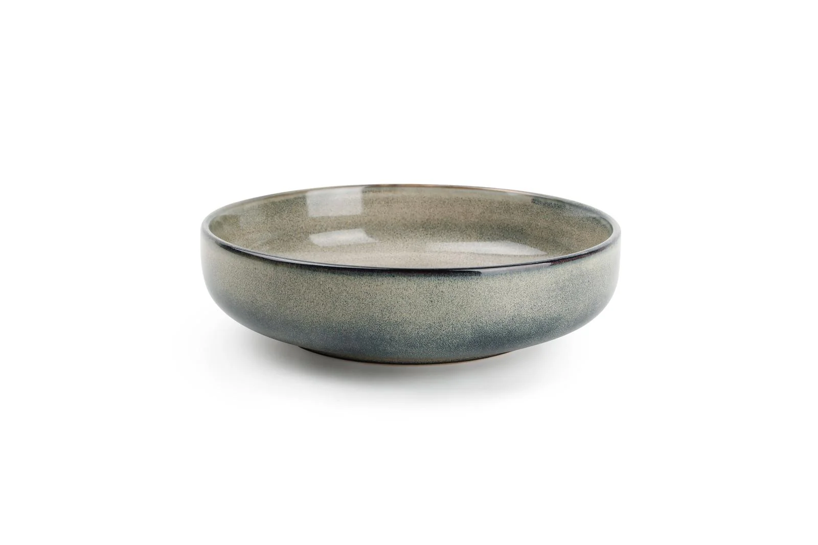Diep bord (pastabord) 22,5xH6cm groen/blauw Meridian – Set van 2 Diep bord (pastabord) 22,5xH6cm groen/blauw Meridian – Set van 2