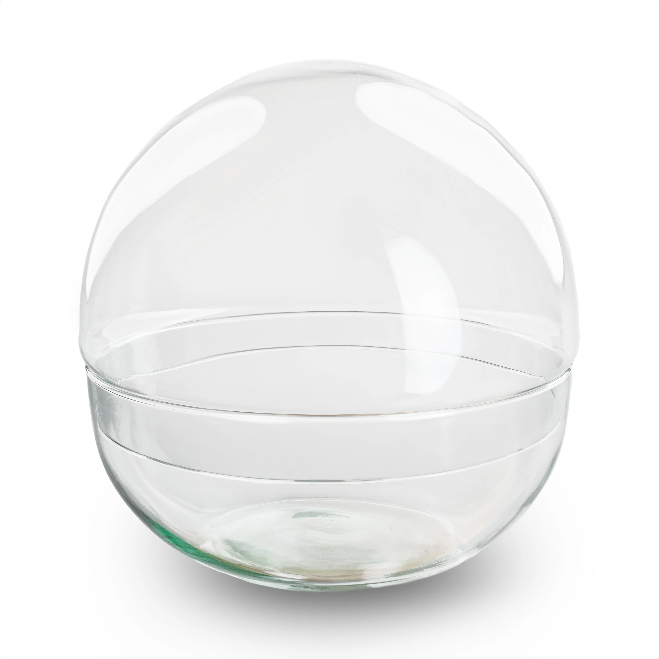 Terrarium fles ‘Dome’ – Tweedelig bolglas – Gesloten terrarium Ø 20 cm ↑ 20 cm
