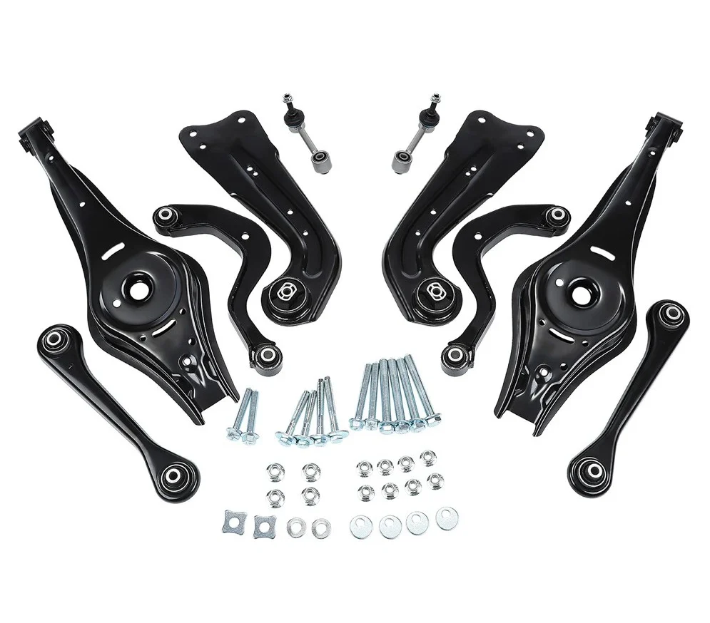 Draagarm set draagarmen achterzijde 10-delig VW Golf V VI, Touran, EOS, Jetta III, Scirocco, Audi A3 8P, Skoda Octavia, Caddy NIEUW