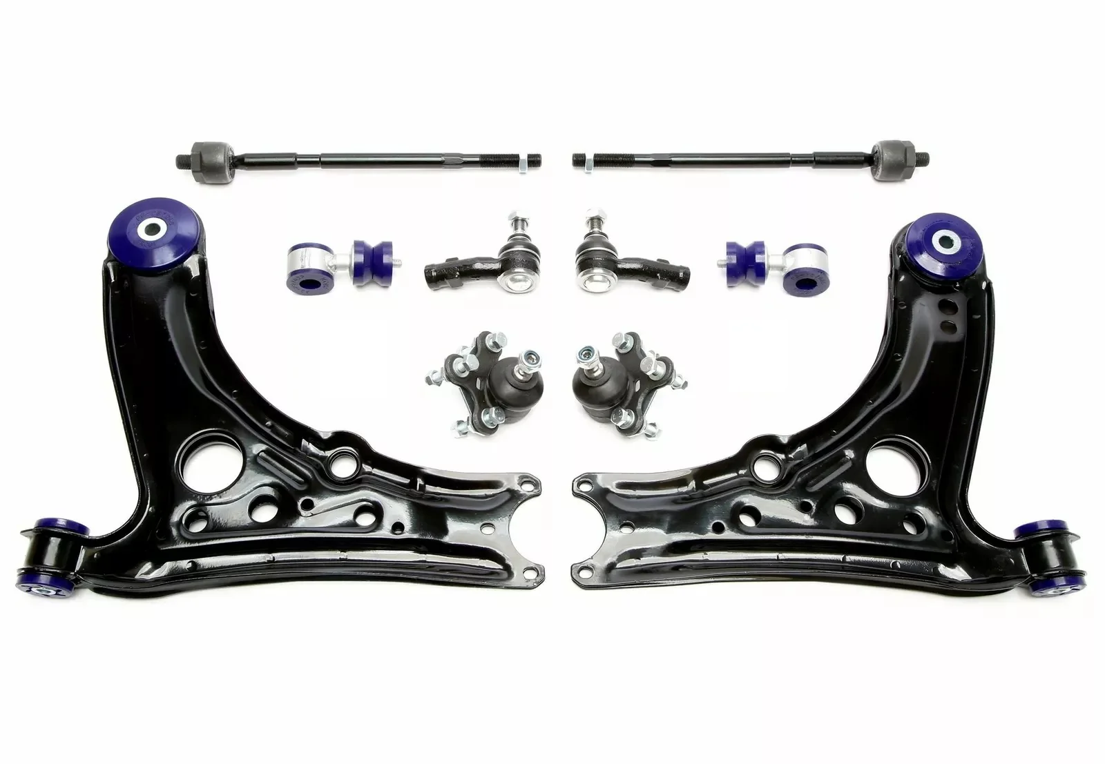 Draagarm set 10-delig draagarmen voorzijde VW Polo 6N & 6N1 Seat Arosa