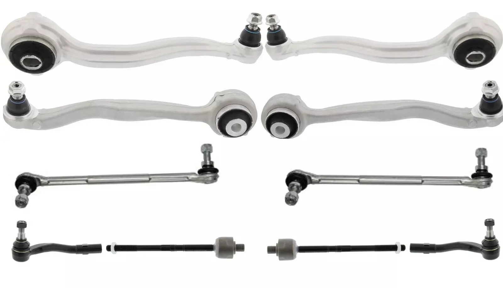 10-delig Draagarmen Draagarm set voor voorzijde Mercedes C-klasse W204 S204 – NIEUW