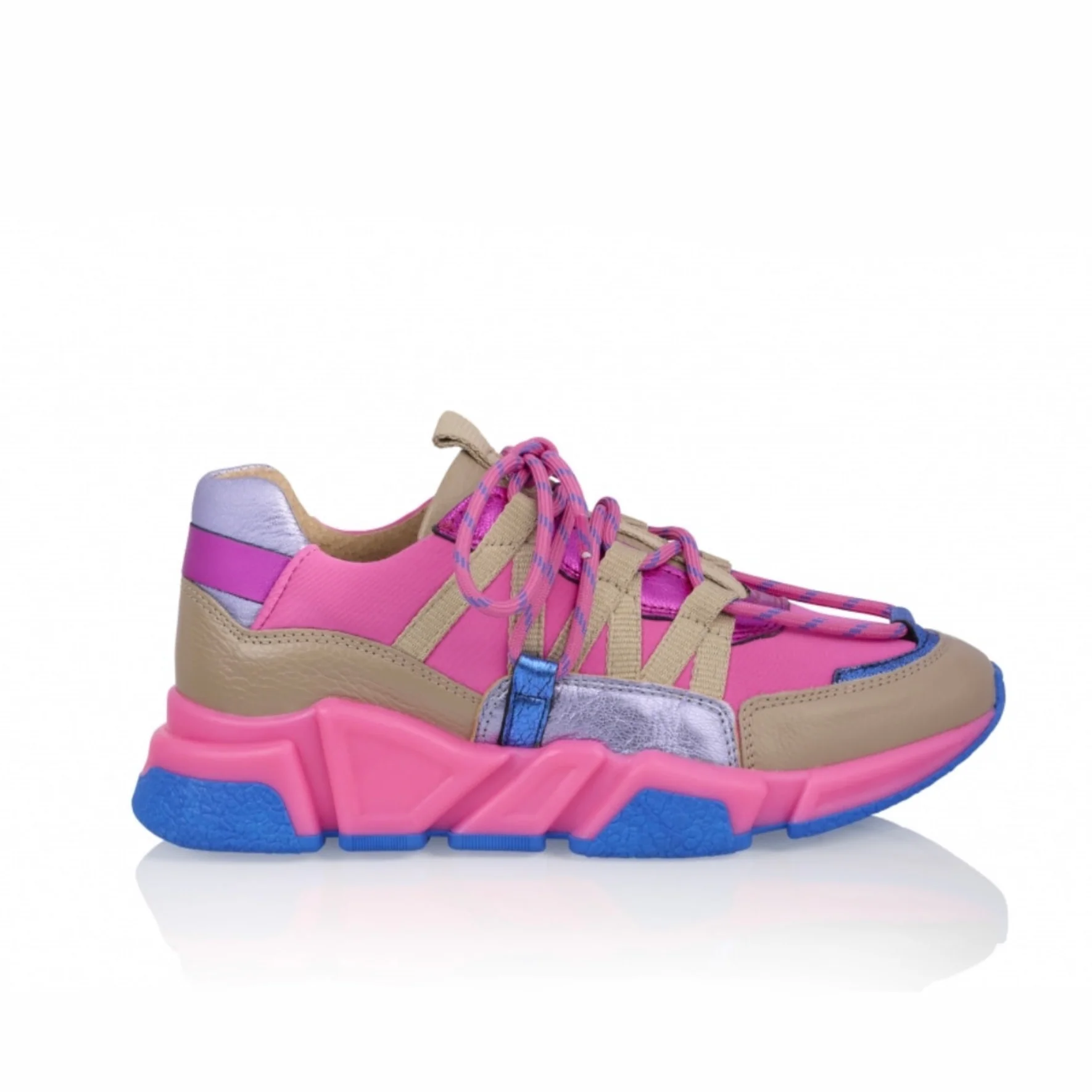 Sneaker Los Angeles Pink-Blue