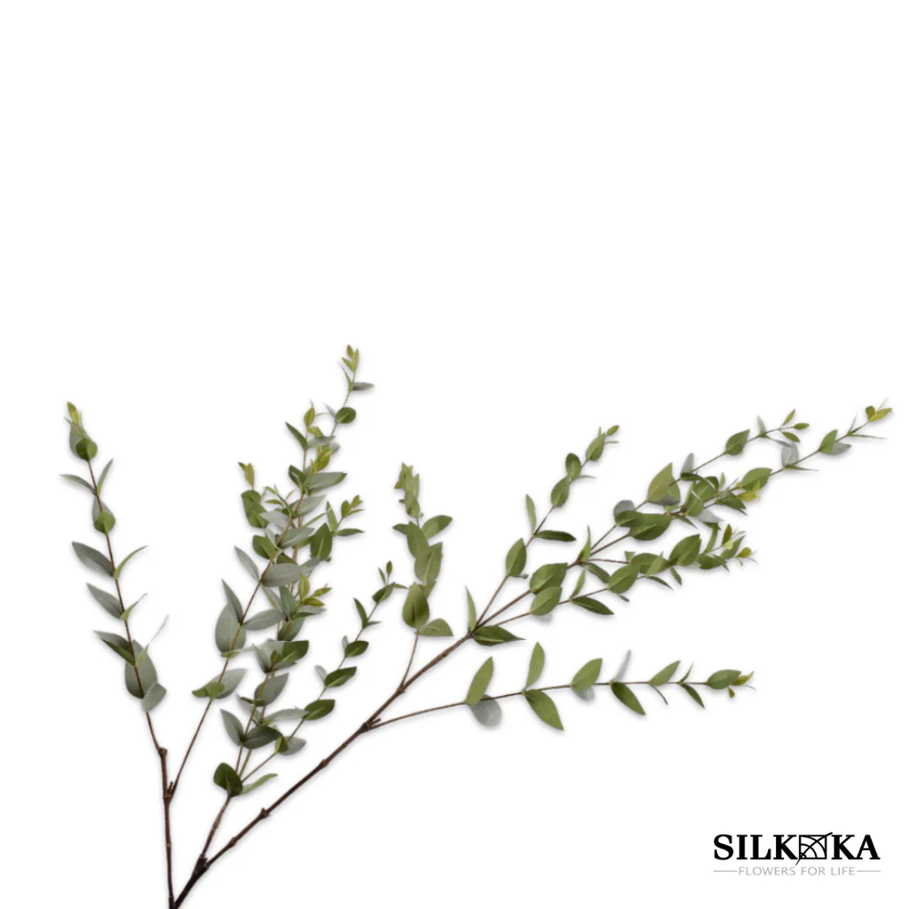 Eucalyptus kunsttak groen 114 cm Silk-ka