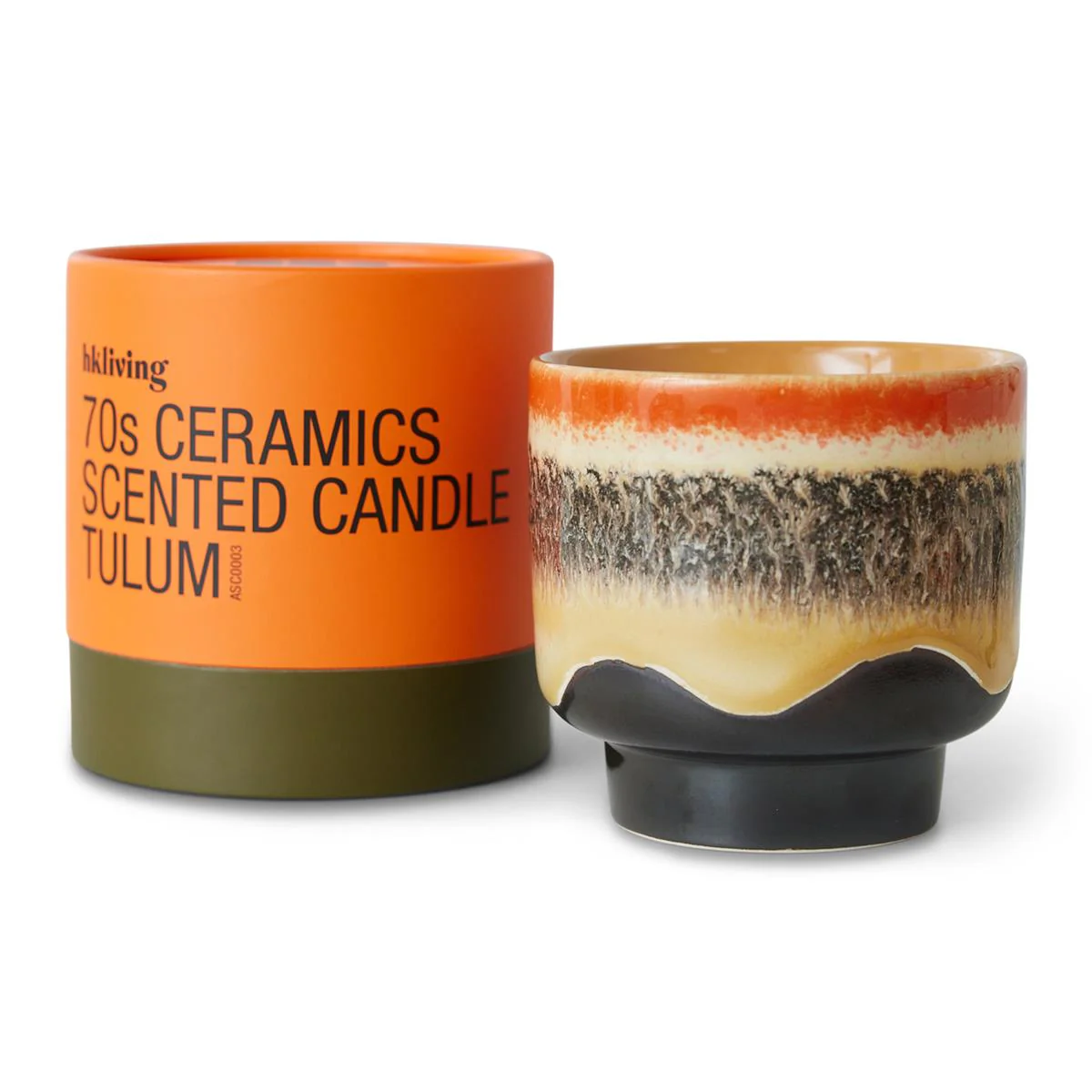 Hkliving 70s ceramics – Scented candle Tulum