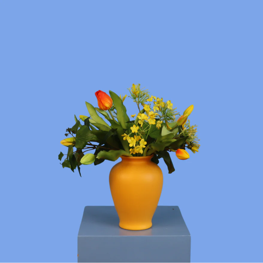 M – Fien | Sellpy vaas met kunstbloemen | Medium