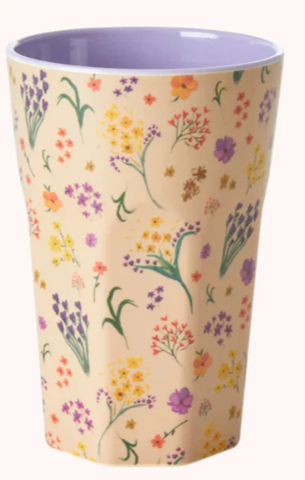 Melamine cup – Rice Wild vintage flower