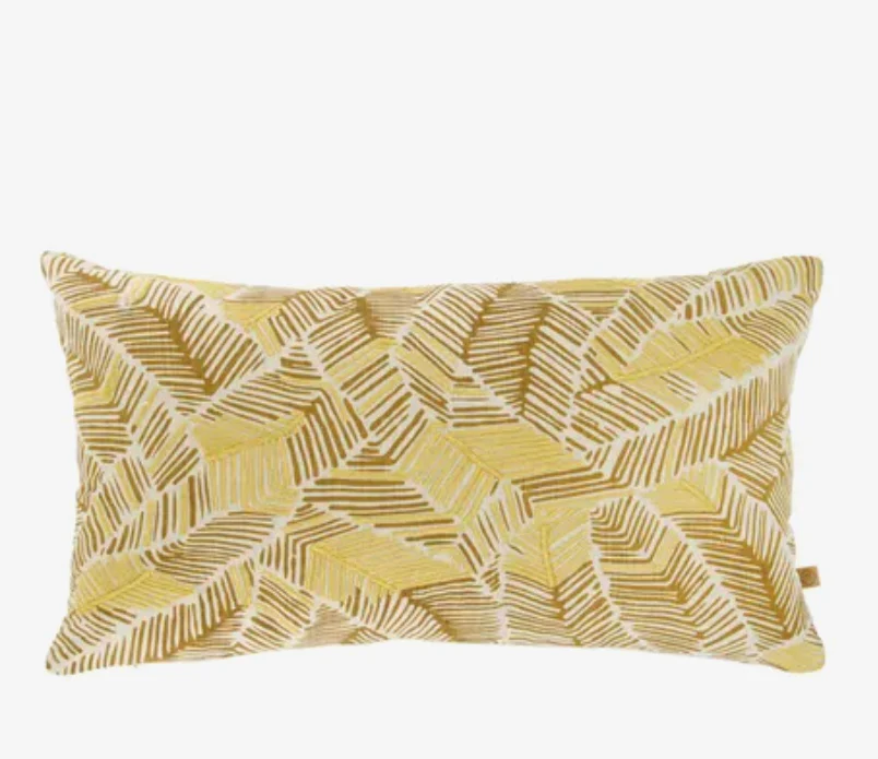 Zusss – Kussen Graanprint Zand/oker/goud Zusss – Kussen Graanprint Zand/oker/goud