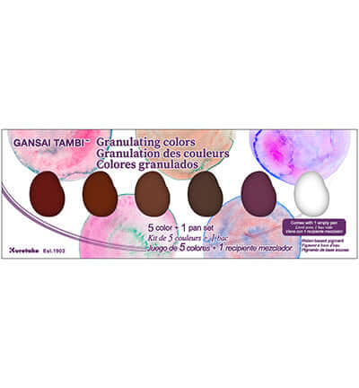 Gansai Tambi granulerende aquarelverf met betoverend aurora-effect
