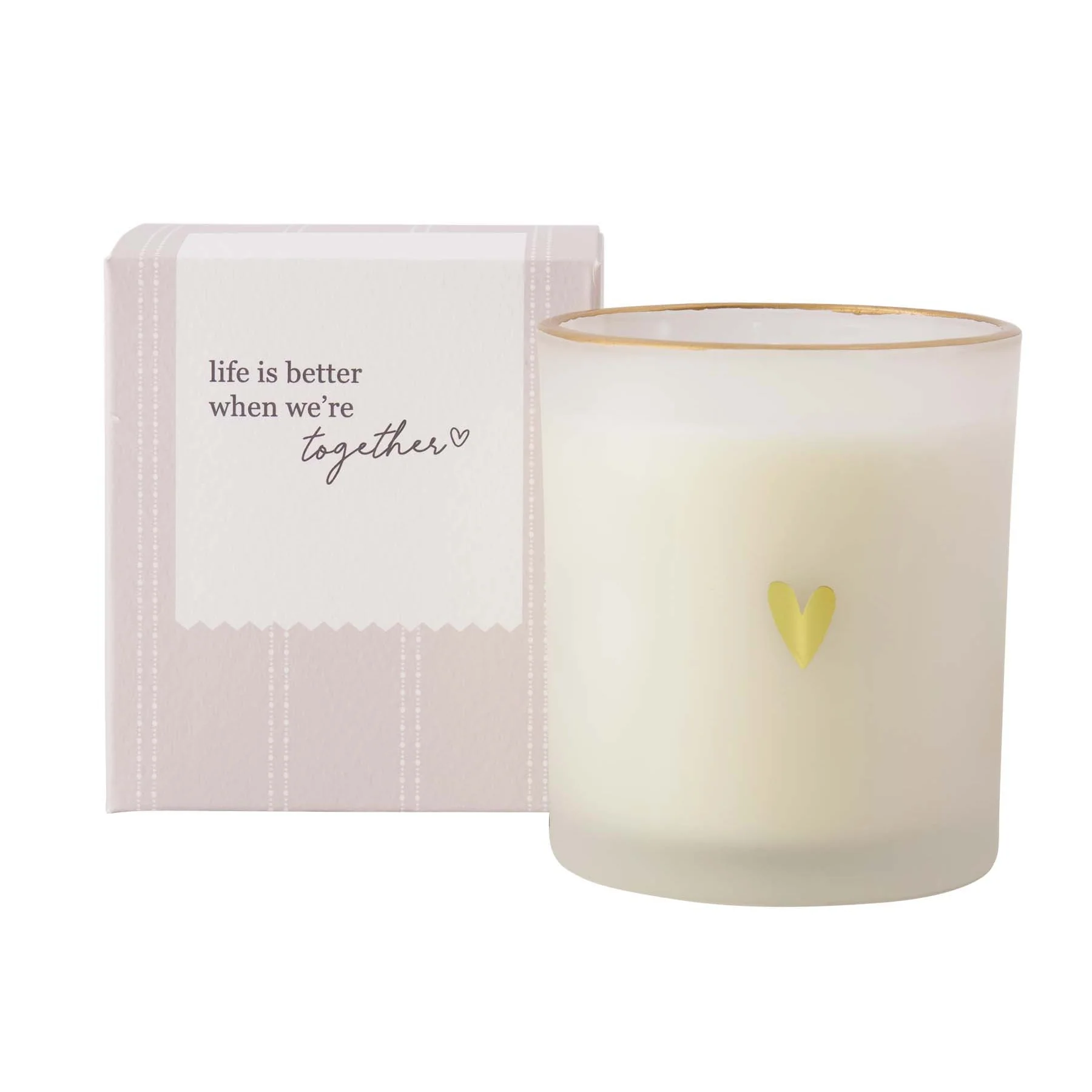Geurkaars glas in doosje | Life is better