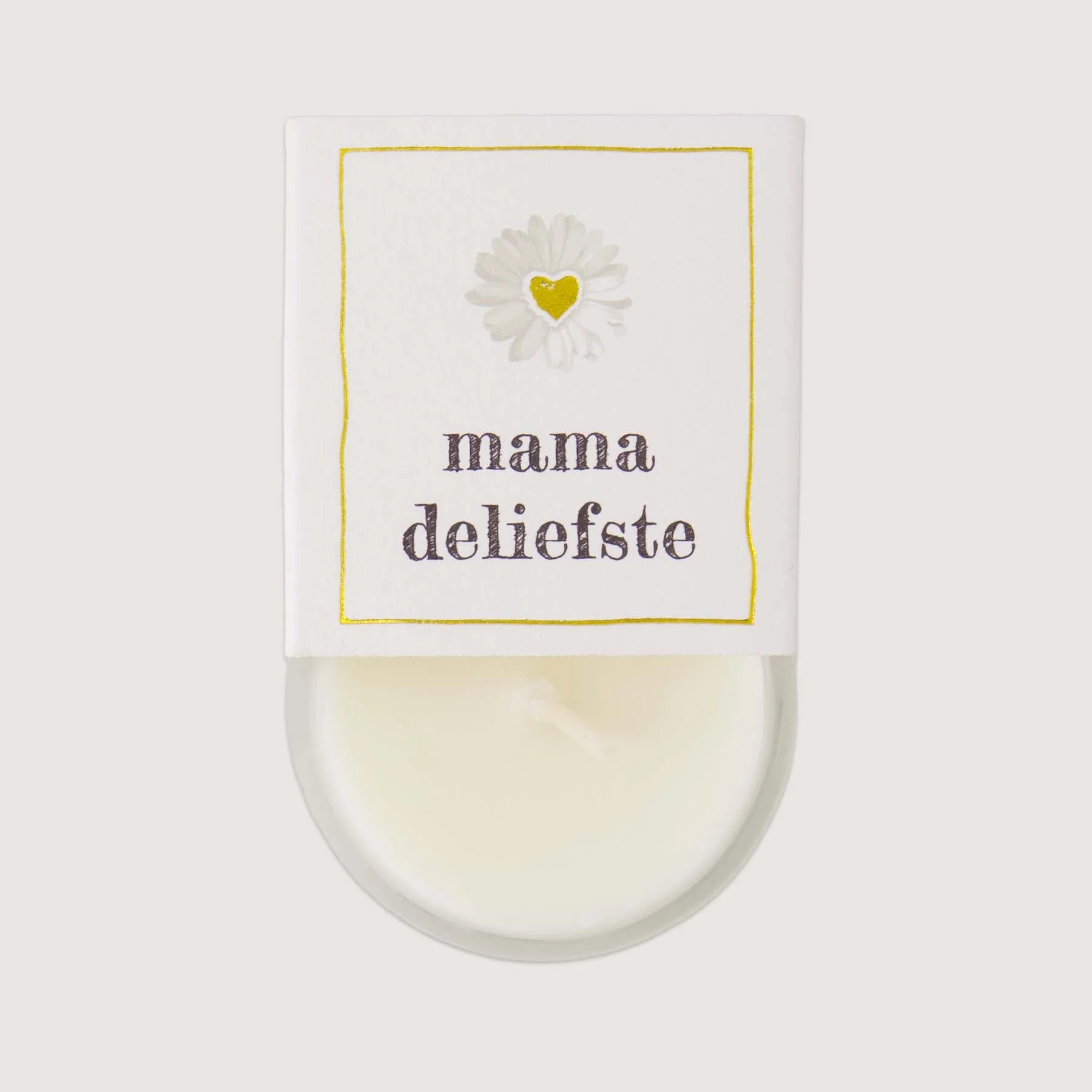 Geurkaarsje Mama deliefste Geurkaarsje Mama deliefste