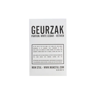Mijn Stijl Geurzak White Cedar en Vetiver