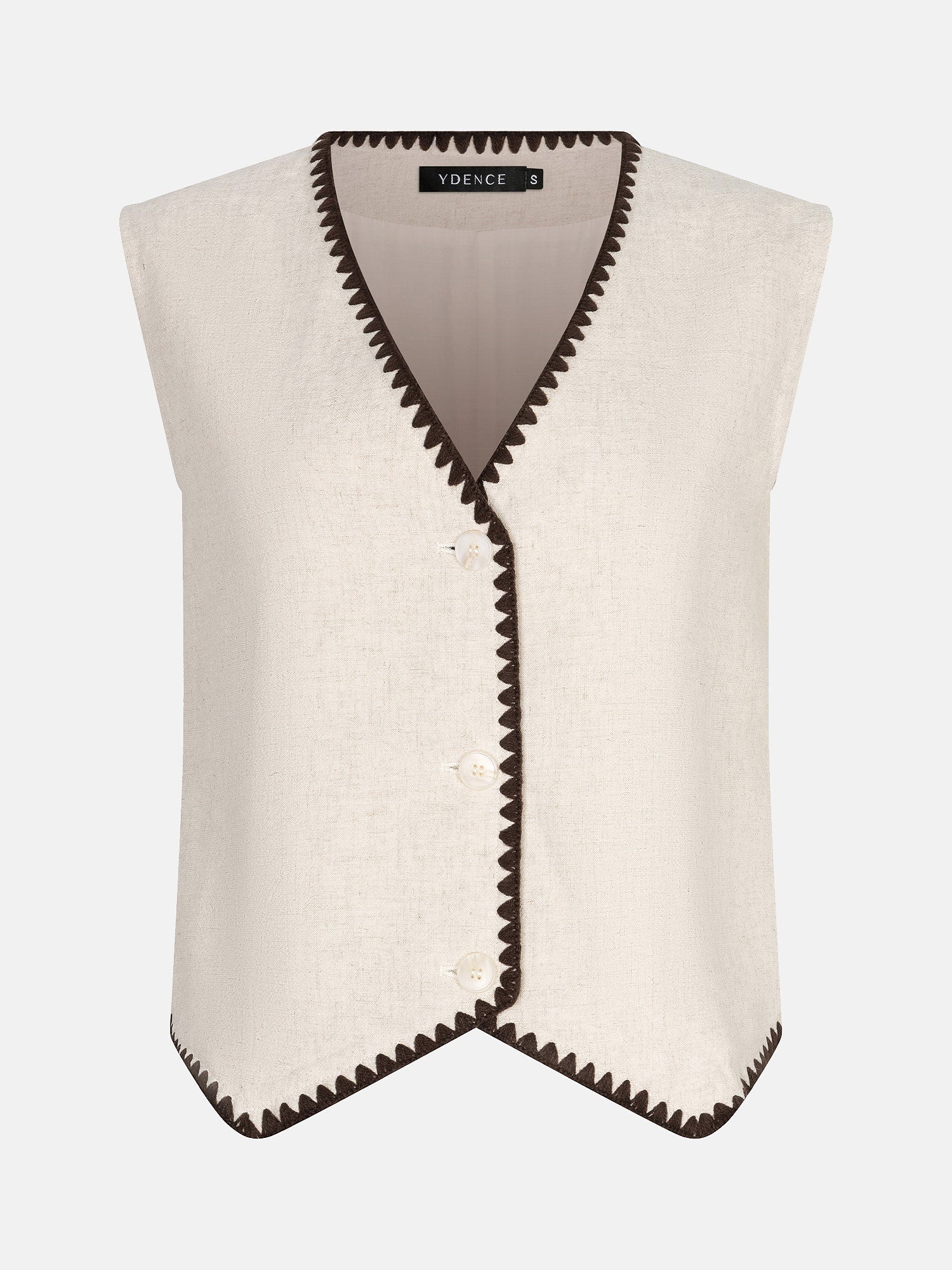 Ydence Gilet Billie – Ecru
