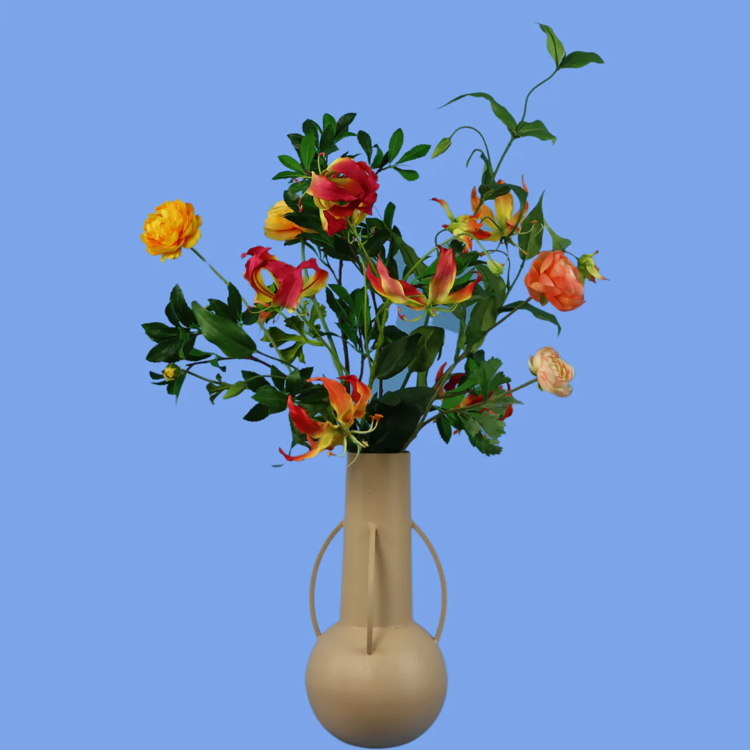 L – Hailey | Pols Potten vaas met kunstbloemen | Large