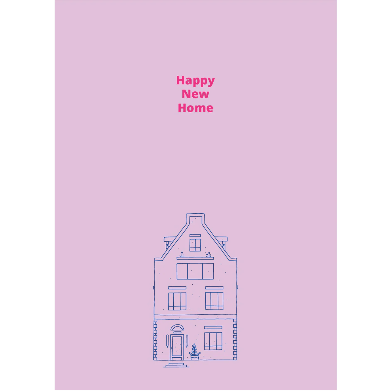 Wenskaart | Happy new home