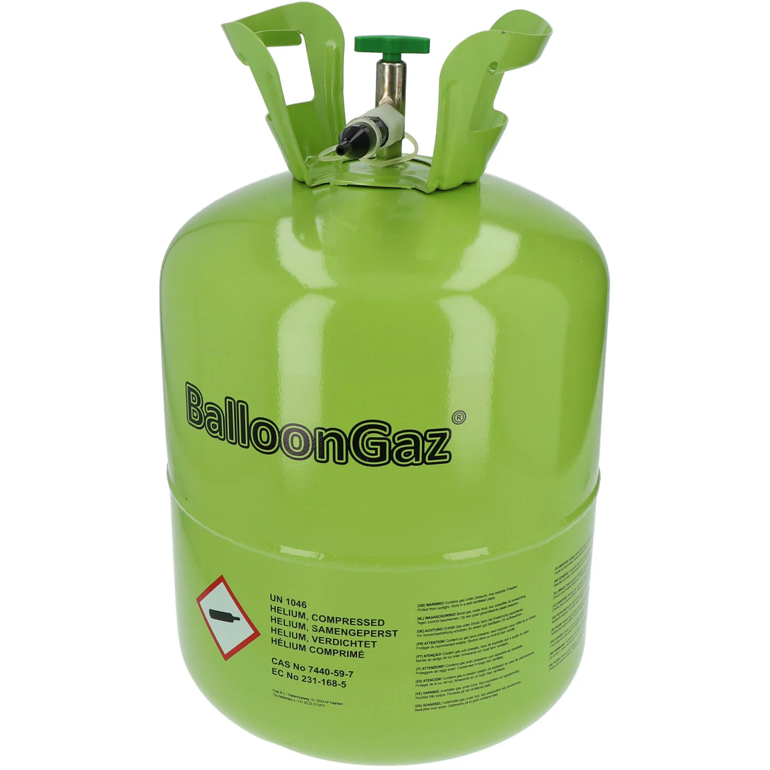 Folat Helium tank voor 50 Ballonnen BalloonGaz Folat Helium tank voor 50 Ballonnen BalloonGaz
