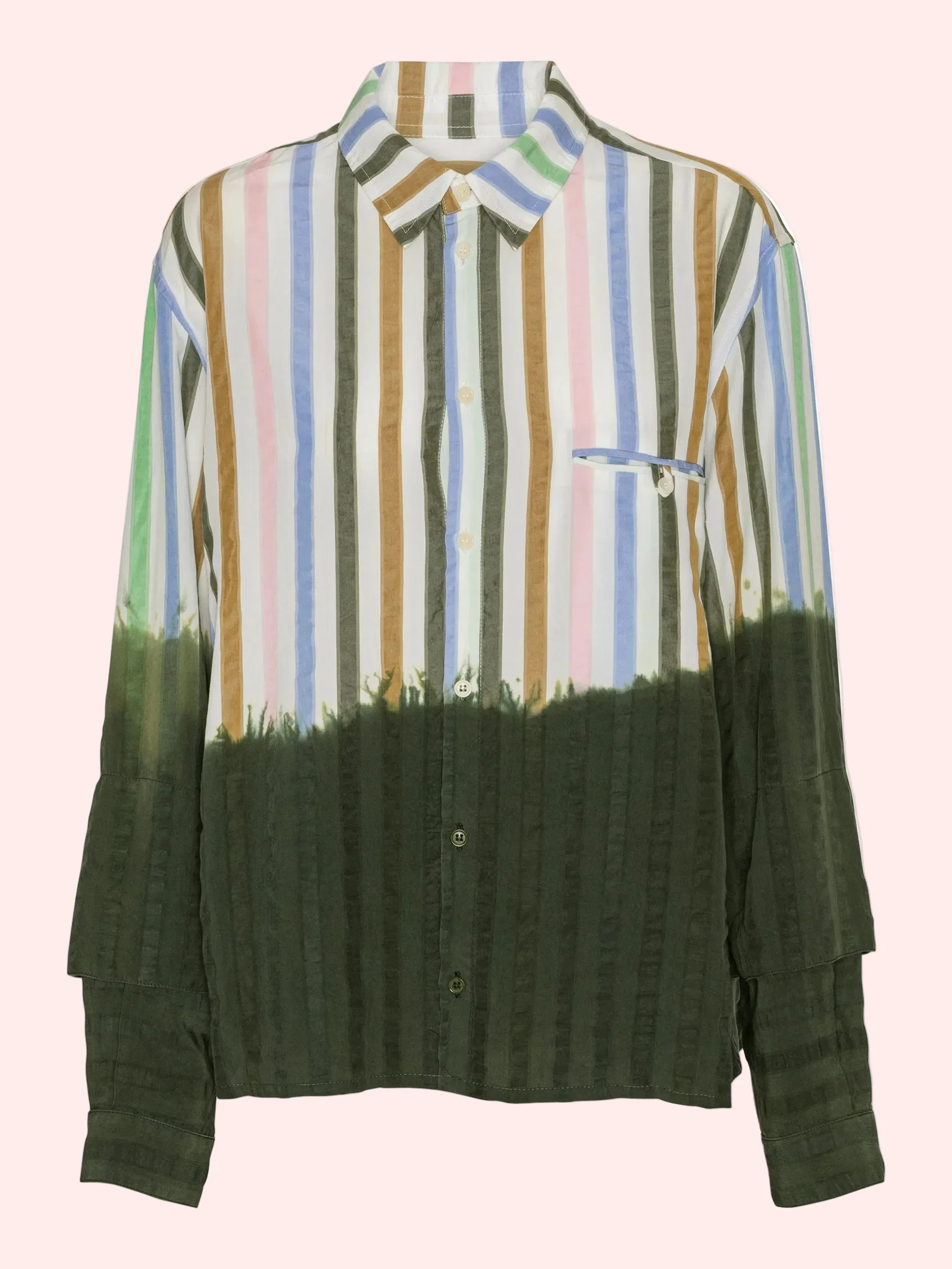 Blousse Shirt – DipDye Stripes