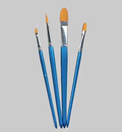 Hobby & Crafting Fun Artist Brush Set Filbert – 4-delige kattentong penselen set