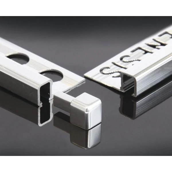 Hoekstuk Glans Zilver 10 mm (4 stuks) ECG100.91 by Genesis - Afbeelding 2