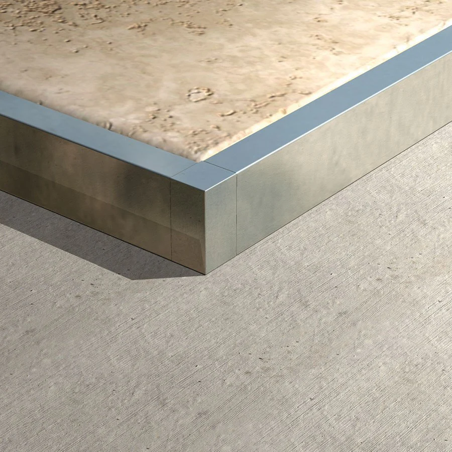 Hoekstuk Glans Zilver 5 mm (4 stuks) EMG050.91 by Genesis - Afbeelding 2